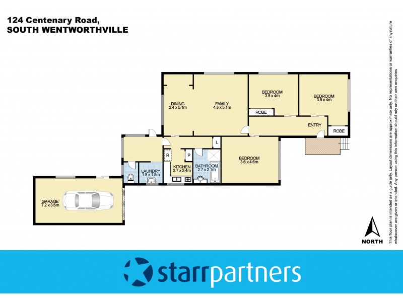 124 Centenary Road, South Wentworthville NSW 2145 Floorplan