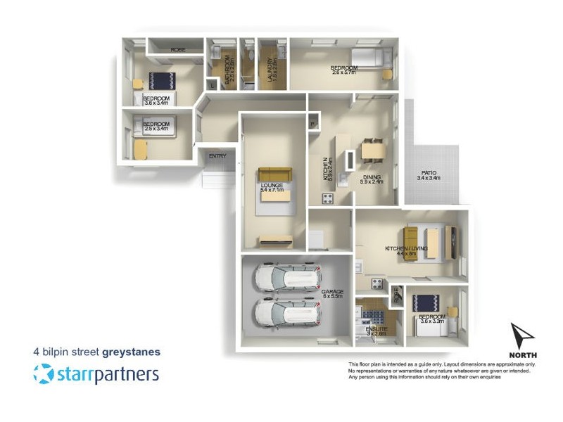 4 Bilpin Street, Greystanes NSW 2145 Floorplan