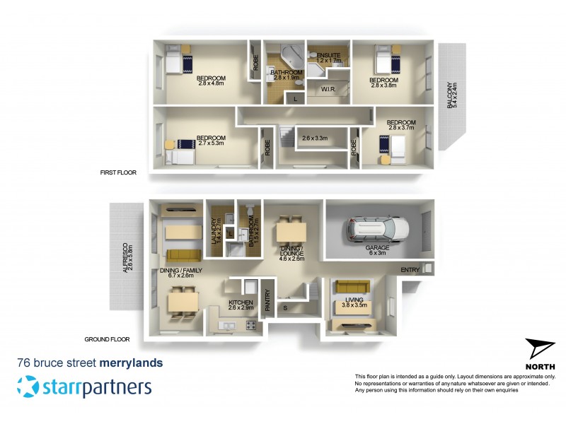76 Bruce Street, Merrylands NSW 2160 Floorplan