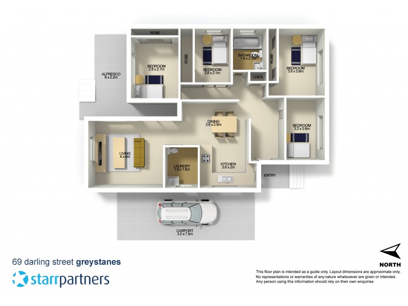 69 Darling Street, Greystanes NSW 2145 Floorplan