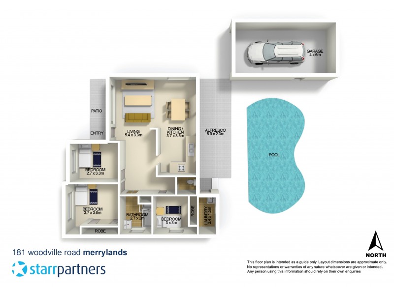 181 Woodville Road, Merrylands NSW 2160 Floorplan