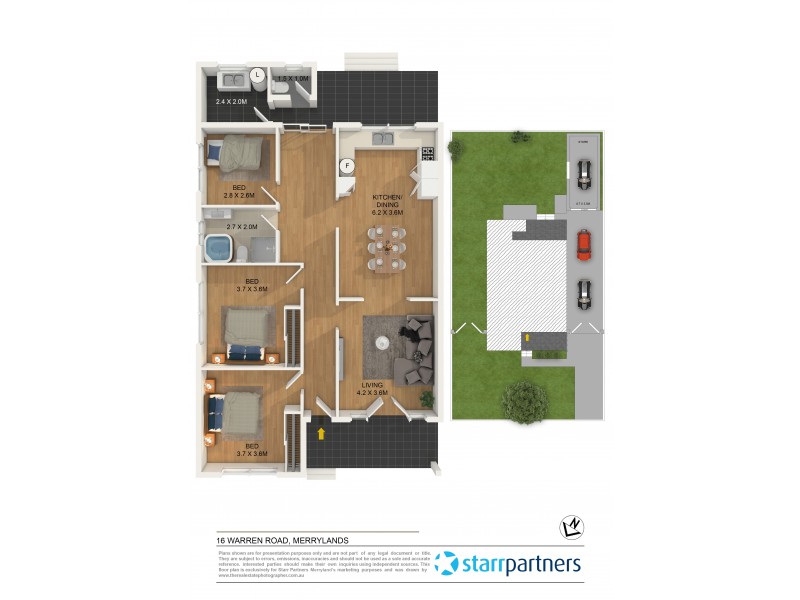 16 Warren Road, Merrylands NSW 2160 Floorplan