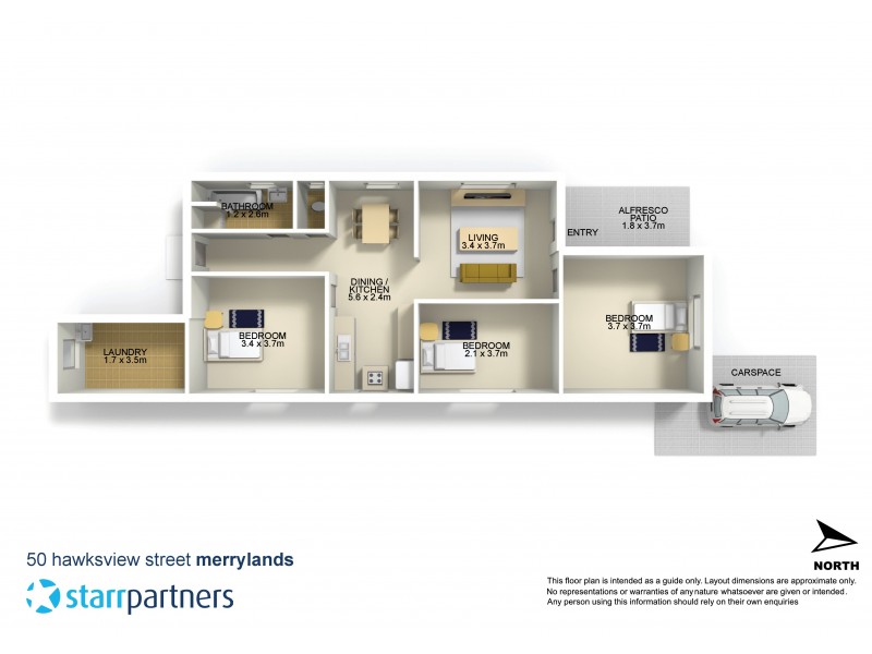 50 Hawksview Street, Guildford NSW 2161 Floorplan