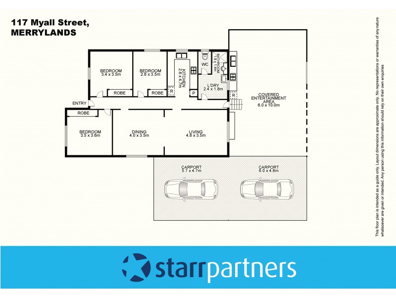 117 Myall Street, Merrylands NSW 2160 Floorplan