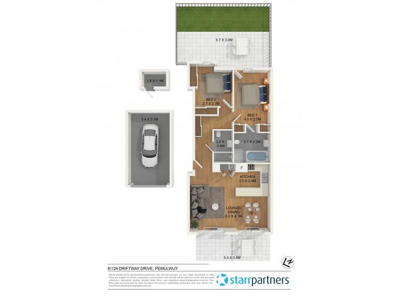 6/124 Driftway Drive, Pemulwuy NSW 2145 Floorplan