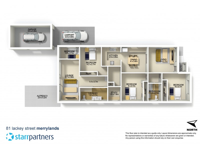 81 Lackey Street, Merrylands NSW 2160 Floorplan