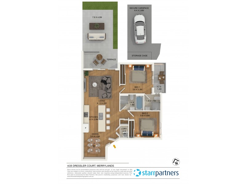 4/25 Dressler Court, Merrylands NSW 2160 Floorplan