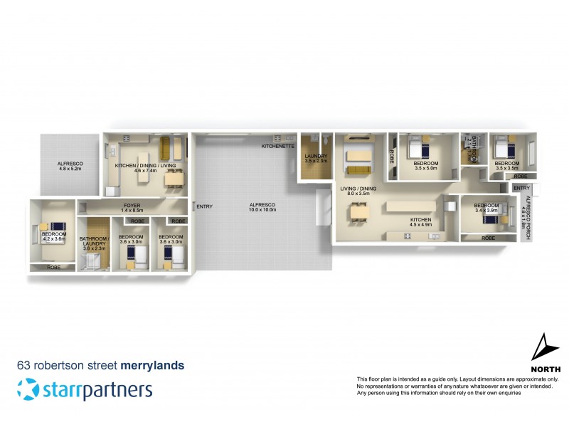 63 Robertson Street, Merrylands NSW 2160 Floorplan