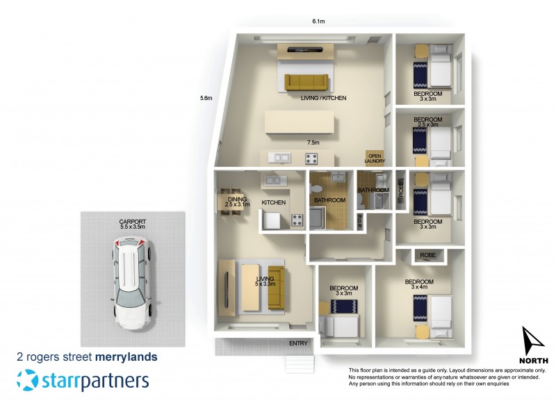 2 Rogers Street, Merrylands NSW 2160 Floorplan