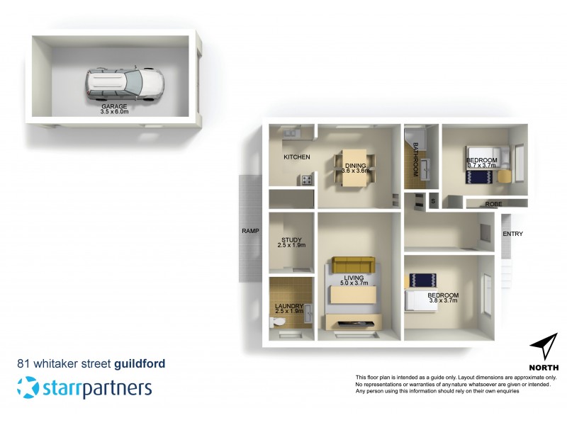 81 Whitaker Street, Guildford NSW 2161 Floorplan