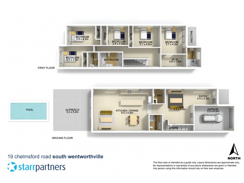 19 Chelmsford Road, South Wentworthville NSW 2145 Floorplan