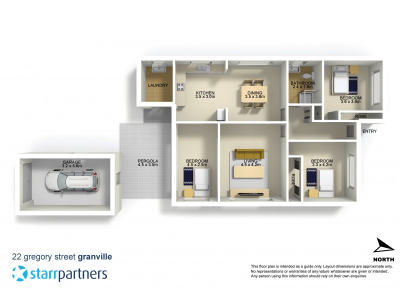 22 Gregory Street, Granville NSW 2142 Floorplan