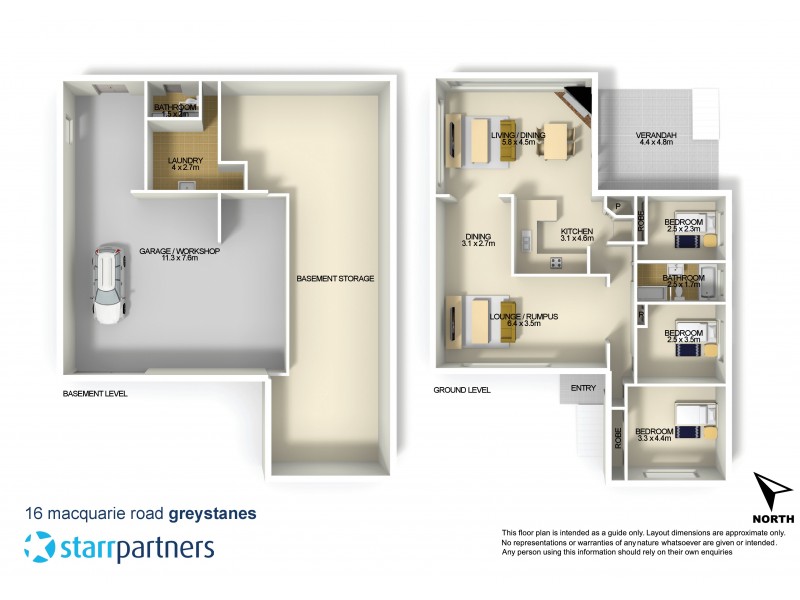 16 Macquarie Road, Greystanes NSW 2145 Floorplan