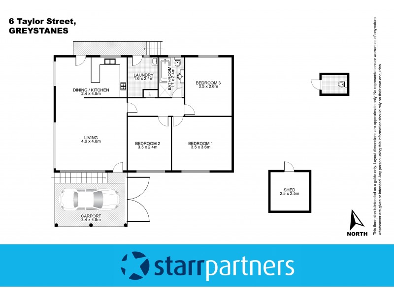 6 Taylor Street, Greystanes NSW 2145 Floorplan