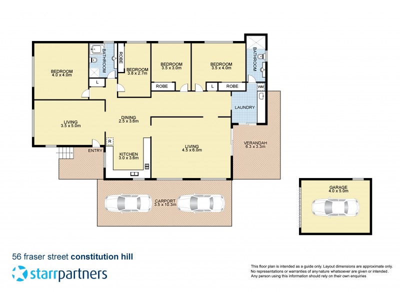 56 Fraser Street, Constitution Hill NSW 2145 Floorplan