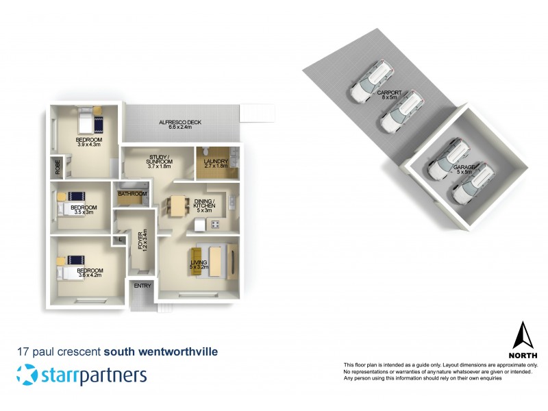 17 Paul Crescent, South Wentworthville NSW 2145 Floorplan