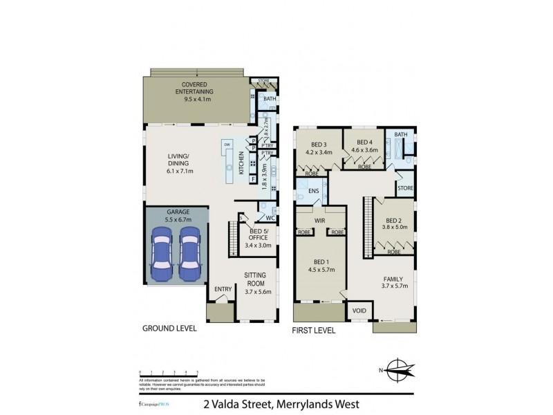 2 Valda Street, Merrylands NSW 2160 Floorplan