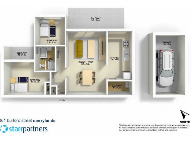 8/1 Burford Street, Merrylands NSW 2160