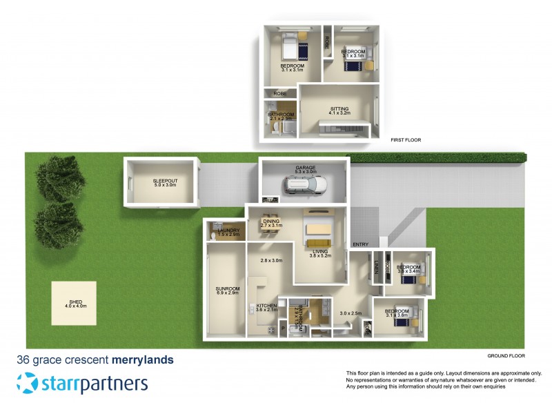 36 Grace Crescent, Merrylands NSW 2160 Floorplan