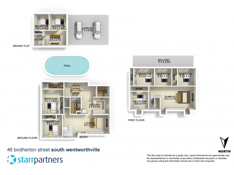 46 Brotherton Street, South Wentworthville NSW 2145 Floorplan
