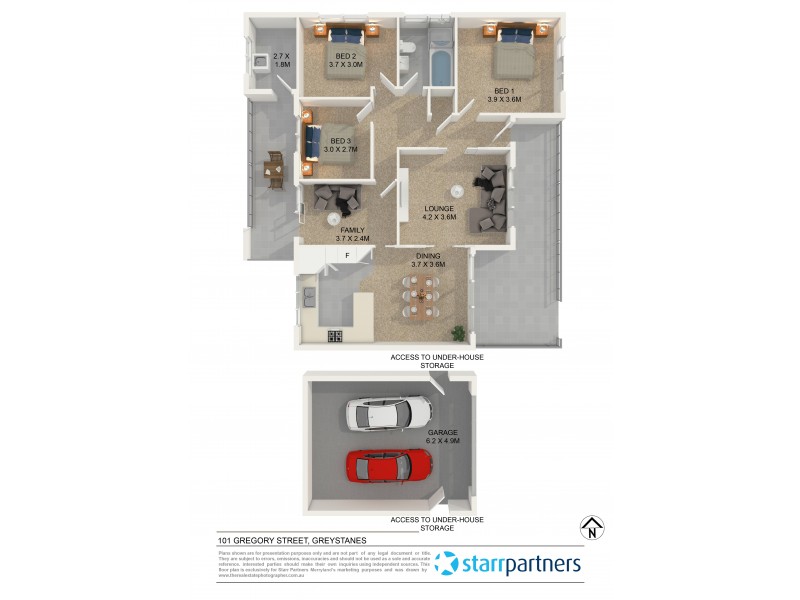 101 Gregory Street, Greystanes NSW 2145 Floorplan