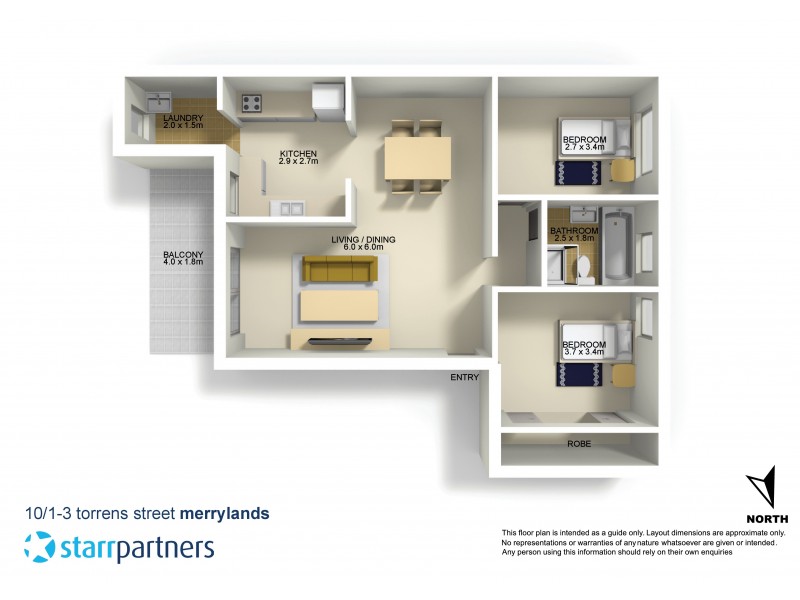 10/1-3 Torrens Street, Merrylands NSW 2160 Floorplan