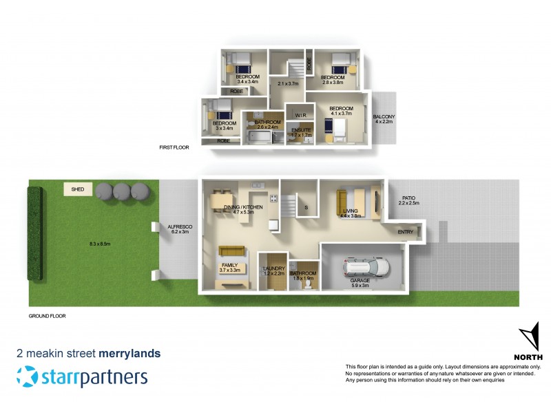 2 Meakin Street, Merrylands NSW 2160 Floorplan