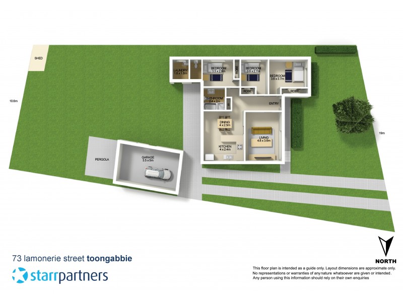 73 Lamonerie Street, Toongabbie NSW 2146 Floorplan