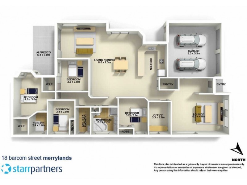 18 BARCOM STREET, Merrylands NSW 2160 Floorplan