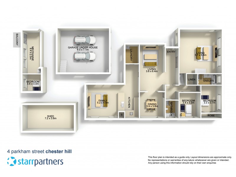4 Parkham Street, Chester Hill NSW 2162 Floorplan