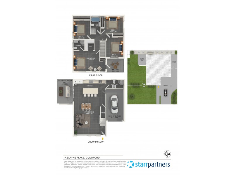 1a Elayne Place, Guildford NSW 2161 Floorplan