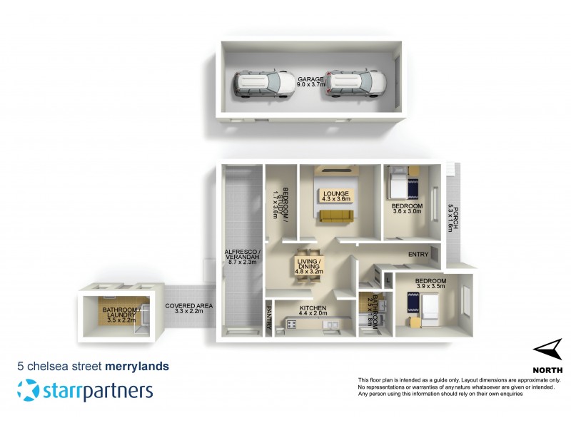 5 Chelsea Street, Merrylands NSW 2160 Floorplan