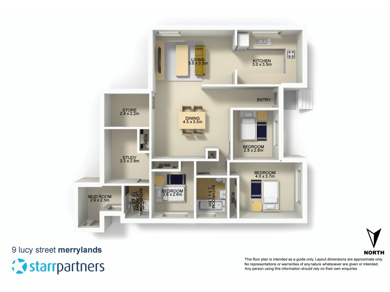 9 Lucy Street, Merrylands NSW 2160 Floorplan