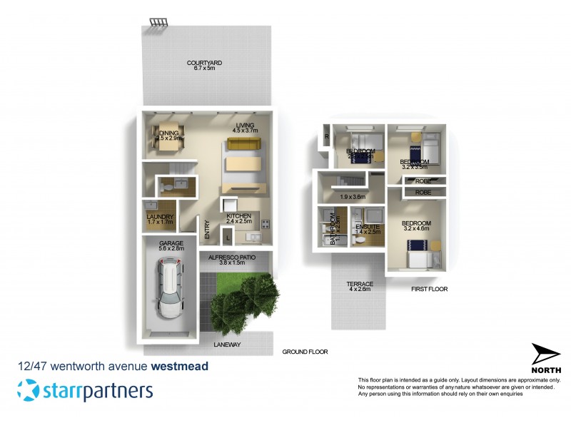 12/47 Wentworth Avenue, Westmead NSW 2145 Floorplan