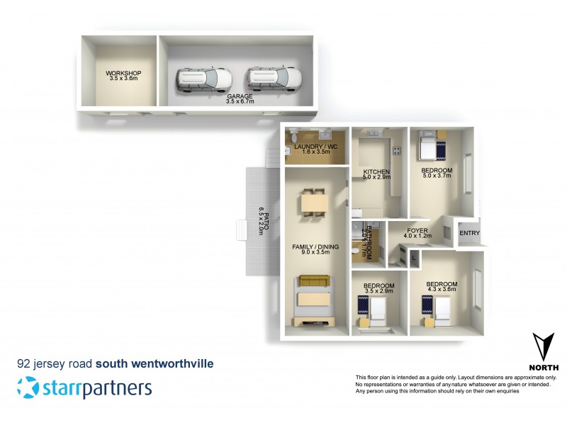 92 Jersey Road, South Wentworthville NSW 2145 Floorplan