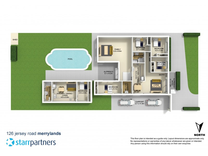 126 Jersey Road, Merrylands NSW 2160 Floorplan