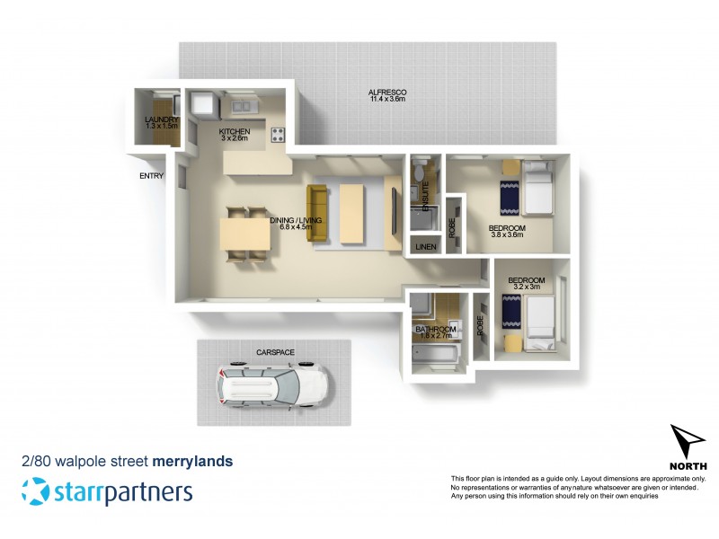 2/80 Walpole Street, Merrylands NSW 2160 Floorplan