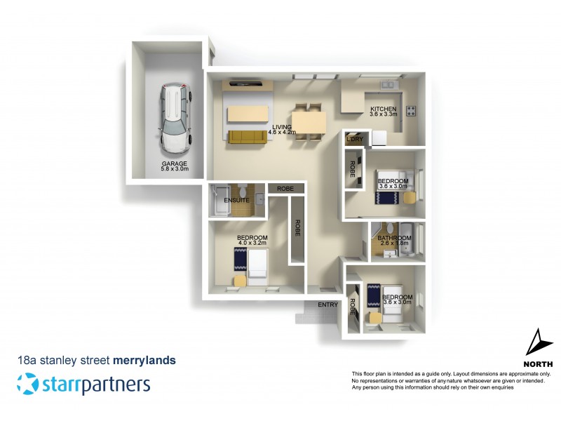 18A Stanley Street, Merrylands NSW 2160 Floorplan
