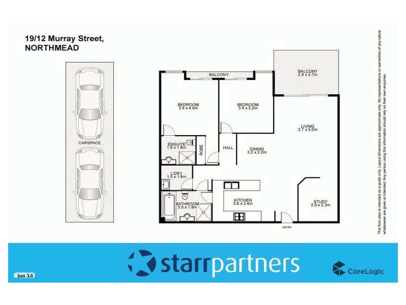 19/12 MURRAY STREET, Northmead NSW 2152 Floorplan