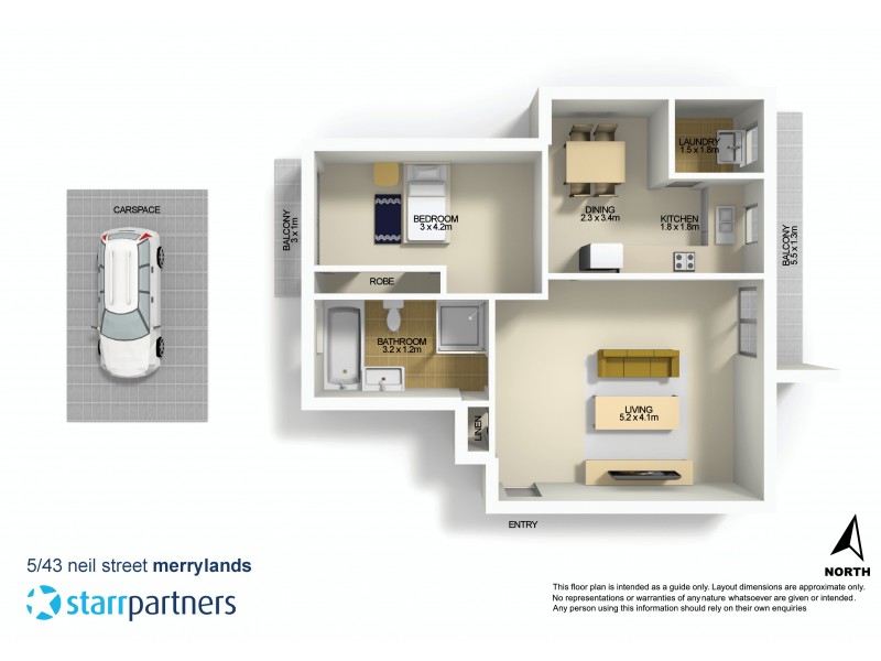 5/43-45 Neil Street, Merrylands NSW 2160 Floorplan