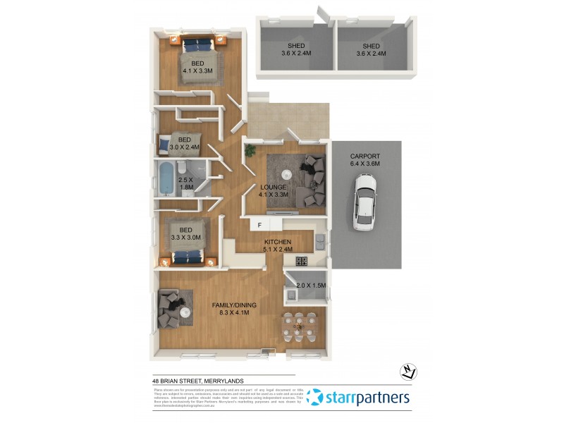 48 Brian Street, Merrylands NSW 2160 Floorplan