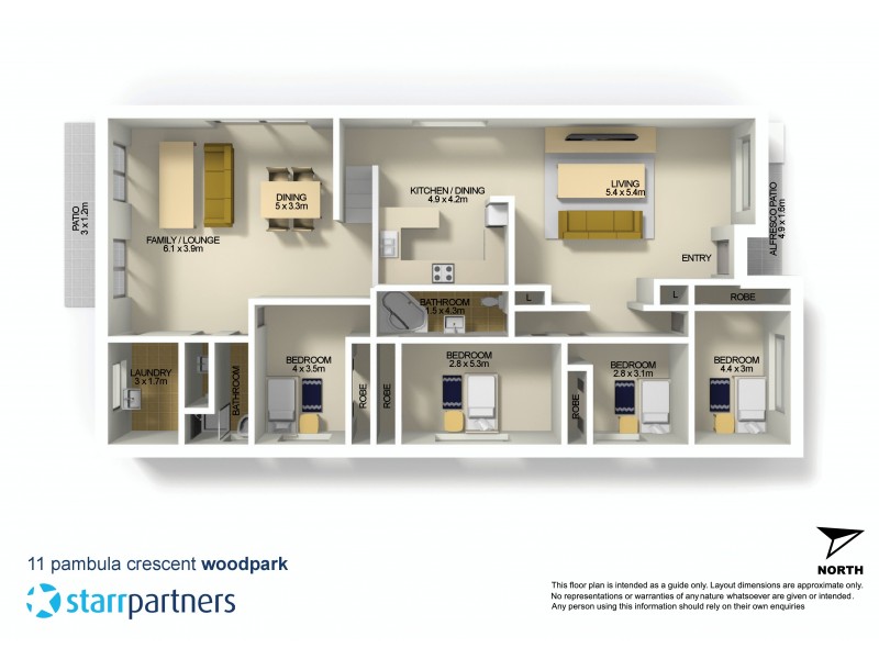 11 Pambula Crescent, Merrylands NSW 2160 Floorplan