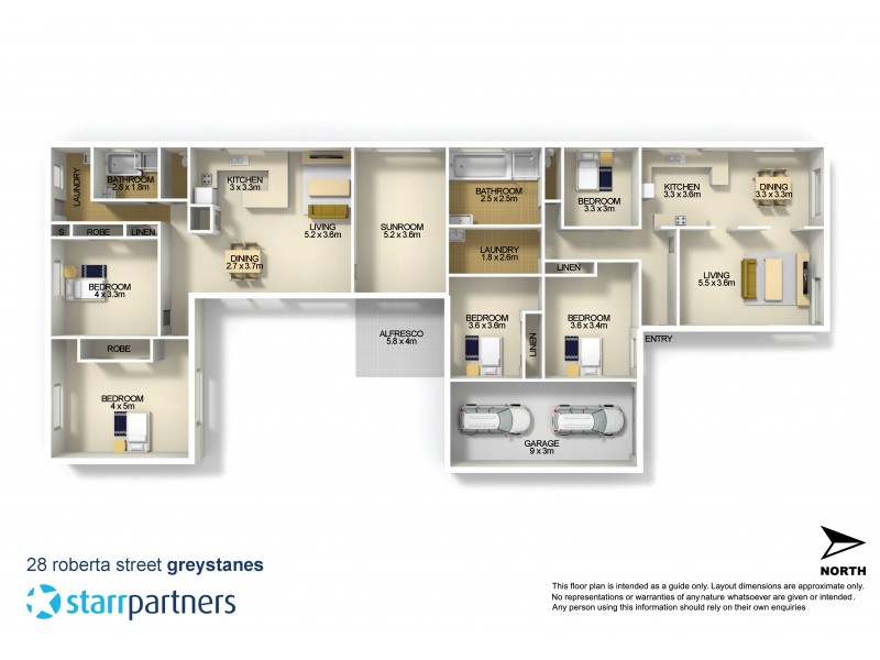 28 Roberta Street, Greystanes NSW 2145 Floorplan