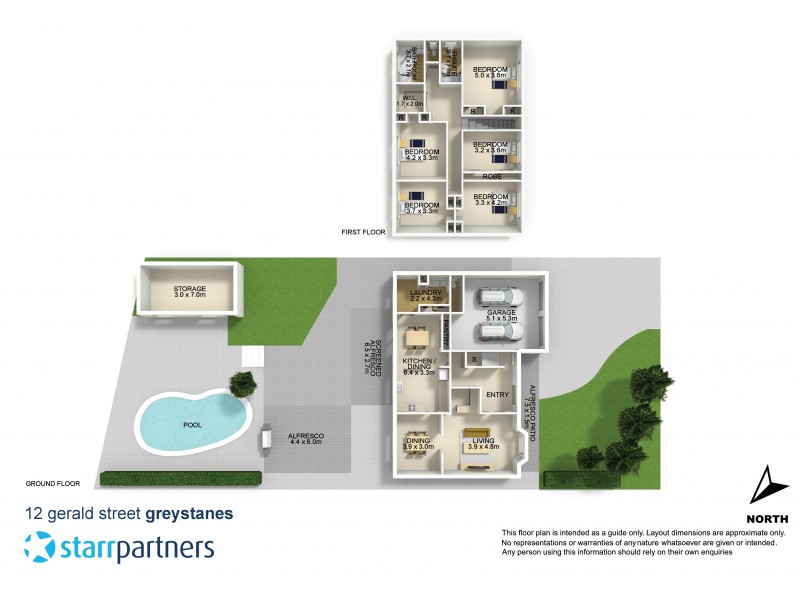 12 Gerald Street, Greystanes NSW 2145 Floorplan