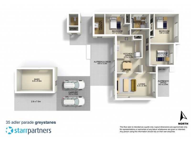 35 Adler Parade, Greystanes NSW 2145 Floorplan