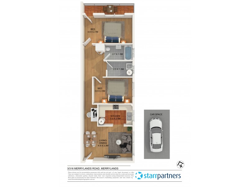 3/316 Merrylands Road, Merrylands NSW 2160 Floorplan