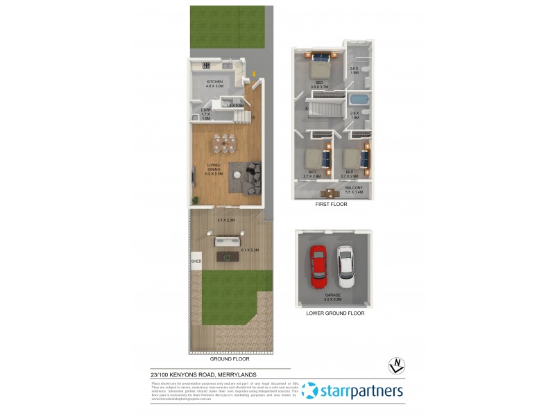 23/100 Kenyons Road, Merrylands NSW 2160 Floorplan