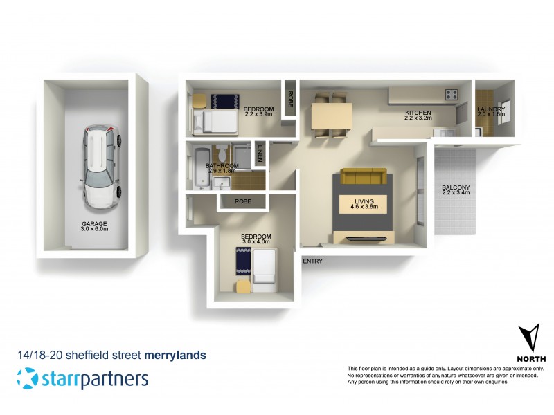 14/18-20 Sheffield Street, Merrylands NSW 2160 Floorplan