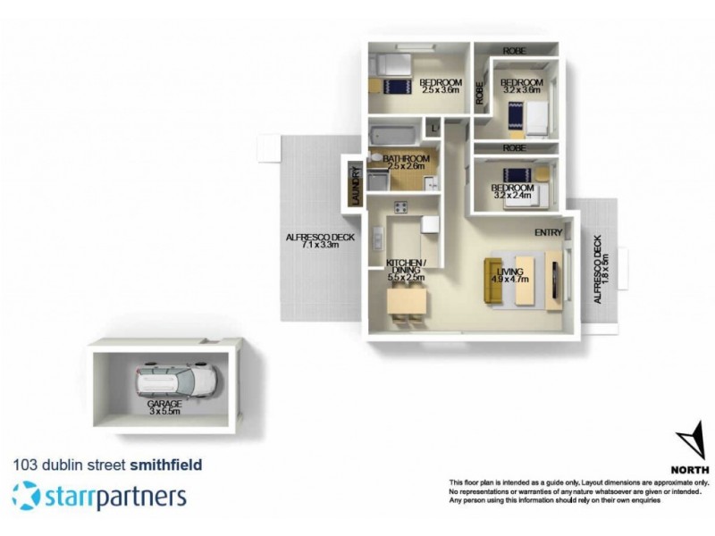 103 DUBLIN STREET, Smithfield NSW 2164 Floorplan