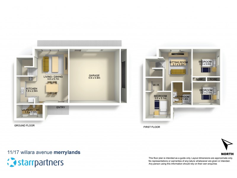 11/17 Willara Avenue, Merrylands NSW 2160 Floorplan